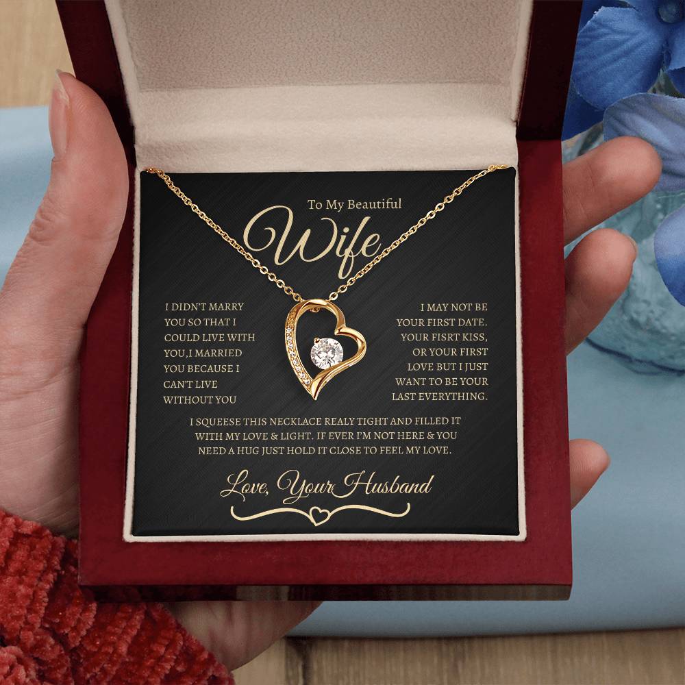 BEAUTIFUL AND ELEGANT FOREVER LOVE NECKLACE FOR WIFE, SOULMATE, SPOUSE!!