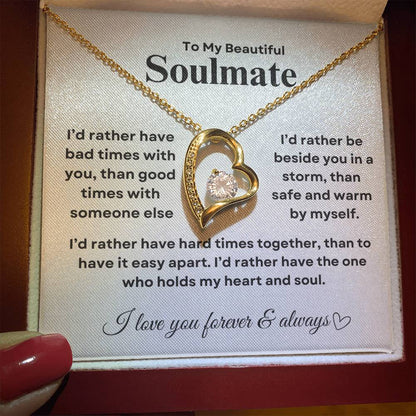 Beautiful forever love necklace