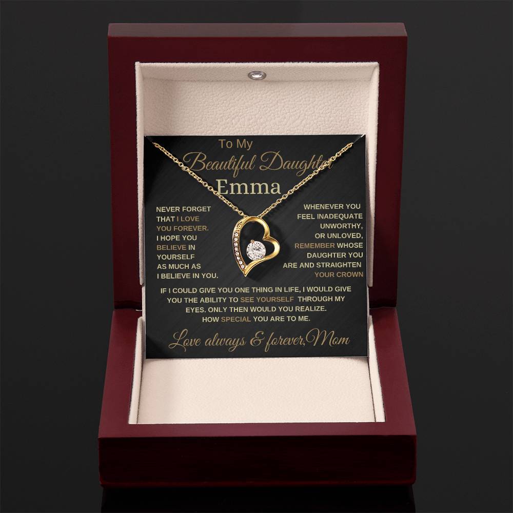 Beautiful to my soulmate forever love necklace