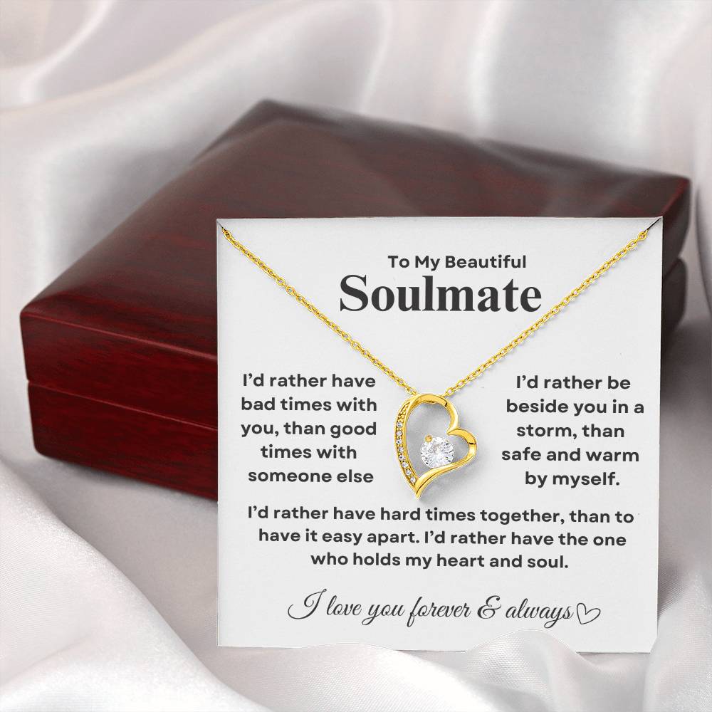 Beautiful forever love necklace