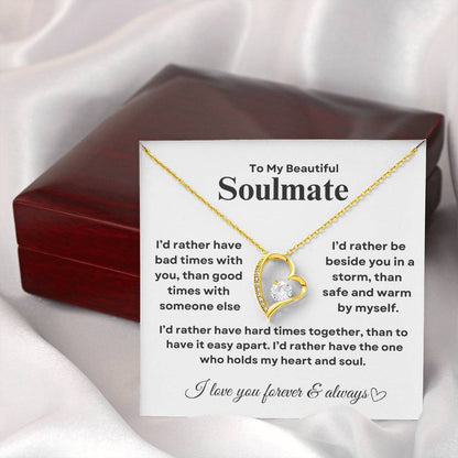 Beautiful forever love necklace
