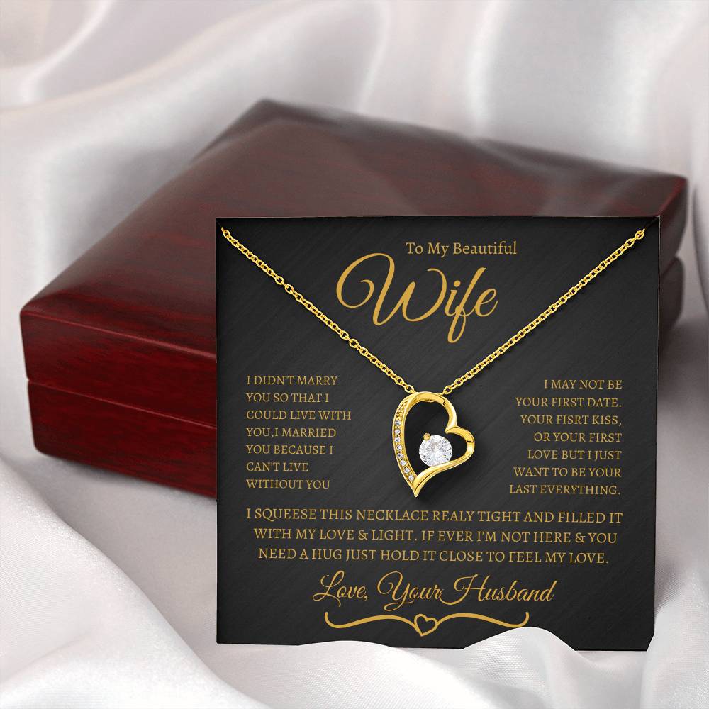 BEAUTIFUL  AND ELEGANT FOREVER LOVE NECKLACE FOR WIFE, SOULMATE, SPOUSE!!