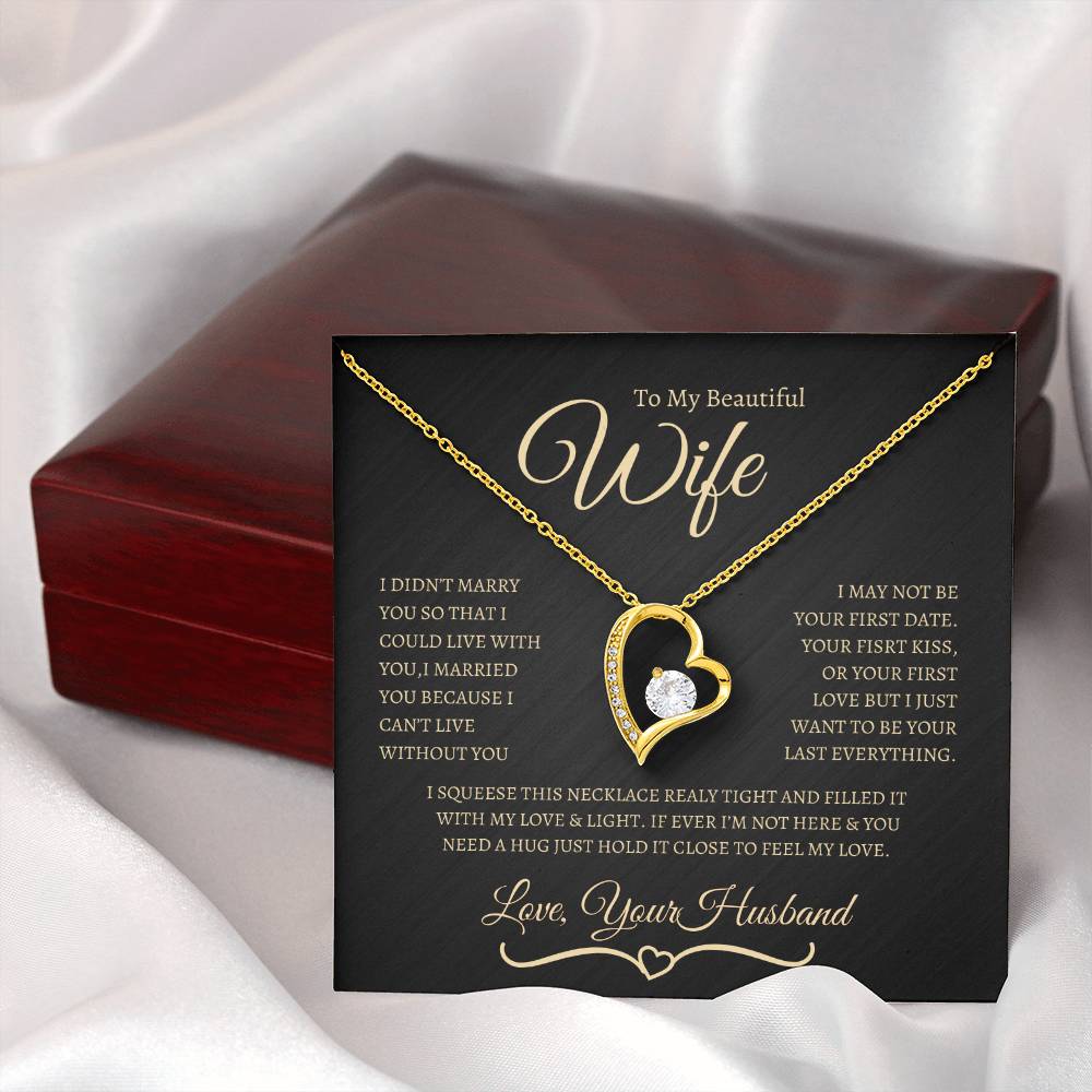 BEAUTIFUL AND ELEGANT FOREVER LOVE NECKLACE FOR WIFE, SOULMATE, SPOUSE!!