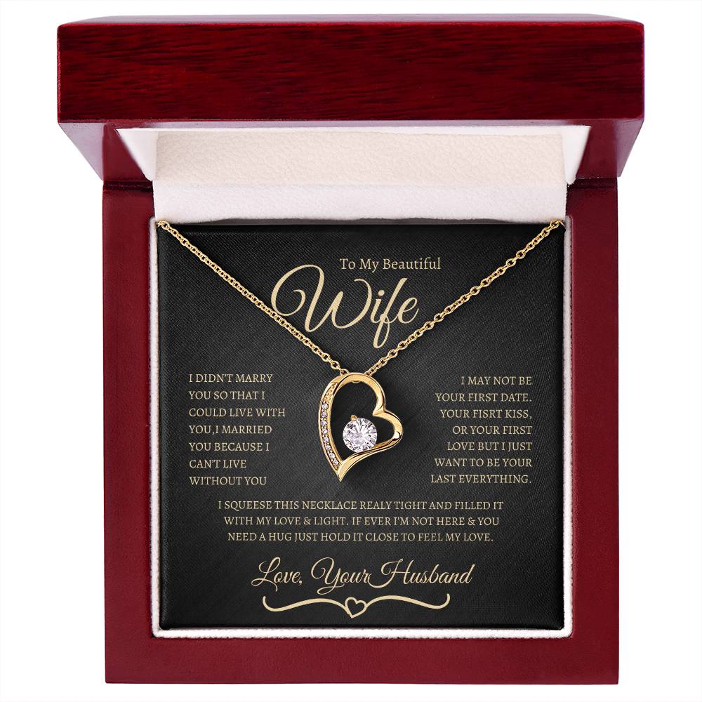 BEAUTIFUL AND ELEGANT FOREVER LOVE NECKLACE FOR WIFE, SOULMATE, SPOUSE!!