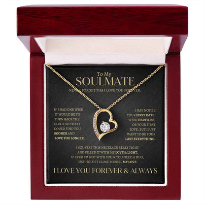 ELEGANT FOREVER LOVE KNOT NECKLACE FOR YOUR "  FOREVER LOVE"  SOULMATE, WIFE, MOTHER'S DAY