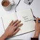 BEAUTIFUL ELEGANT VEGAN LEATHER JOURNAL THAT SAYS IT ALL FOR YOUR GRADUATES, GRADUATION, DAUGTHER   AND SON LEAVEING SCHOOL