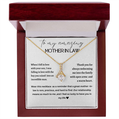 Beautiful Alluring necklace for mother-in-law, mother of the groom, future mother-in-law