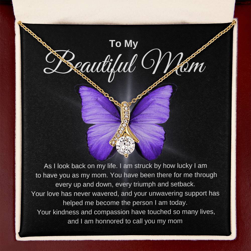 GIVE YOUR MOM THE GIFT OF ELLEGANCE AND BEAUTY THIS MOTHER'S DAY, BIRTHDAY, SPEACIAL OCCASION,. THIS ALLURING BEAUTY NECKLACE WILL SAY IT ALL FOR YOU!!!