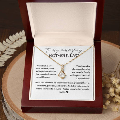 Beautiful Alluring necklace for mother-in-law, mother of the groom, future mother-in-law