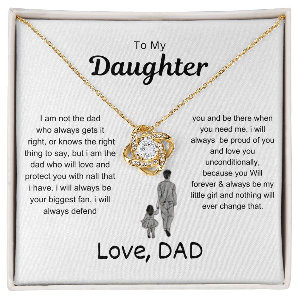 BEAUTIFUL TO MY DAUGHTER FOREVER LOVE NECKLACE, WHO IS NOW A MOTHER