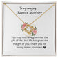 Gift For Bonus Mom   "You are amazing" Love Knot Necklace perfect for mother's day or just show your appreciation