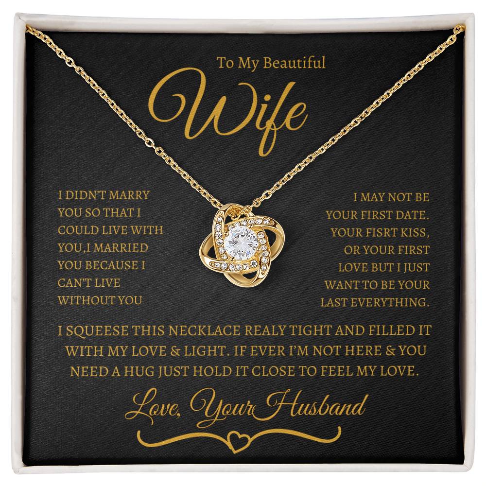 BEAUTIFUL  AND ELEGANT FOREVER LOVE NECKLACE FOR WIFE, SOULMATE, SPOUSE!!