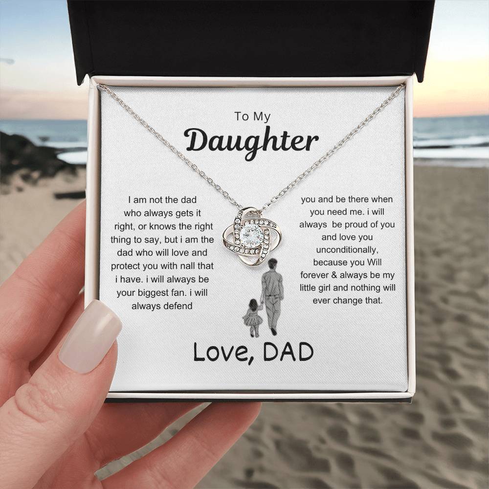 BEAUTIFUL TO MY DAUGHTER FOREVER LOVE NECKLACE, WHO IS NOW A MOTHER