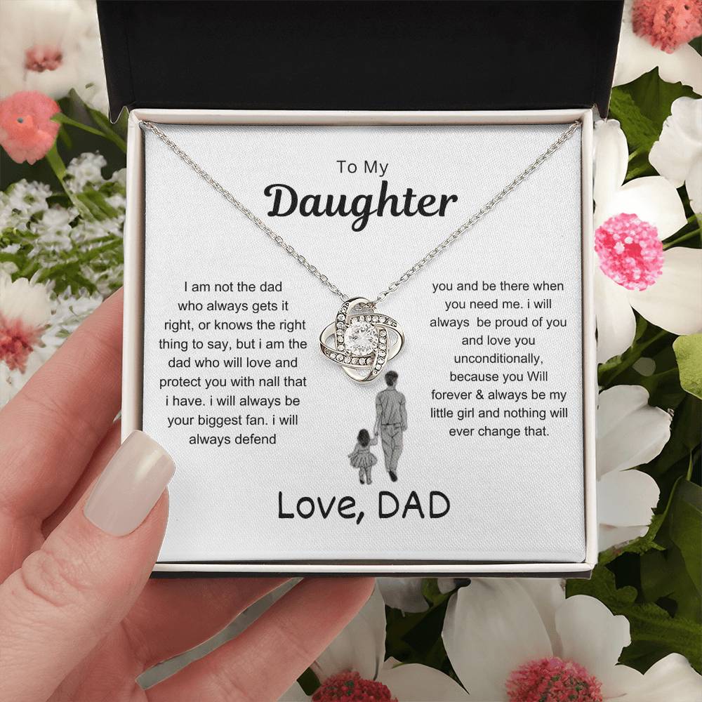 BEAUTIFUL TO MY DAUGHTER FOREVER LOVE NECKLACE, WHO IS NOW A MOTHER