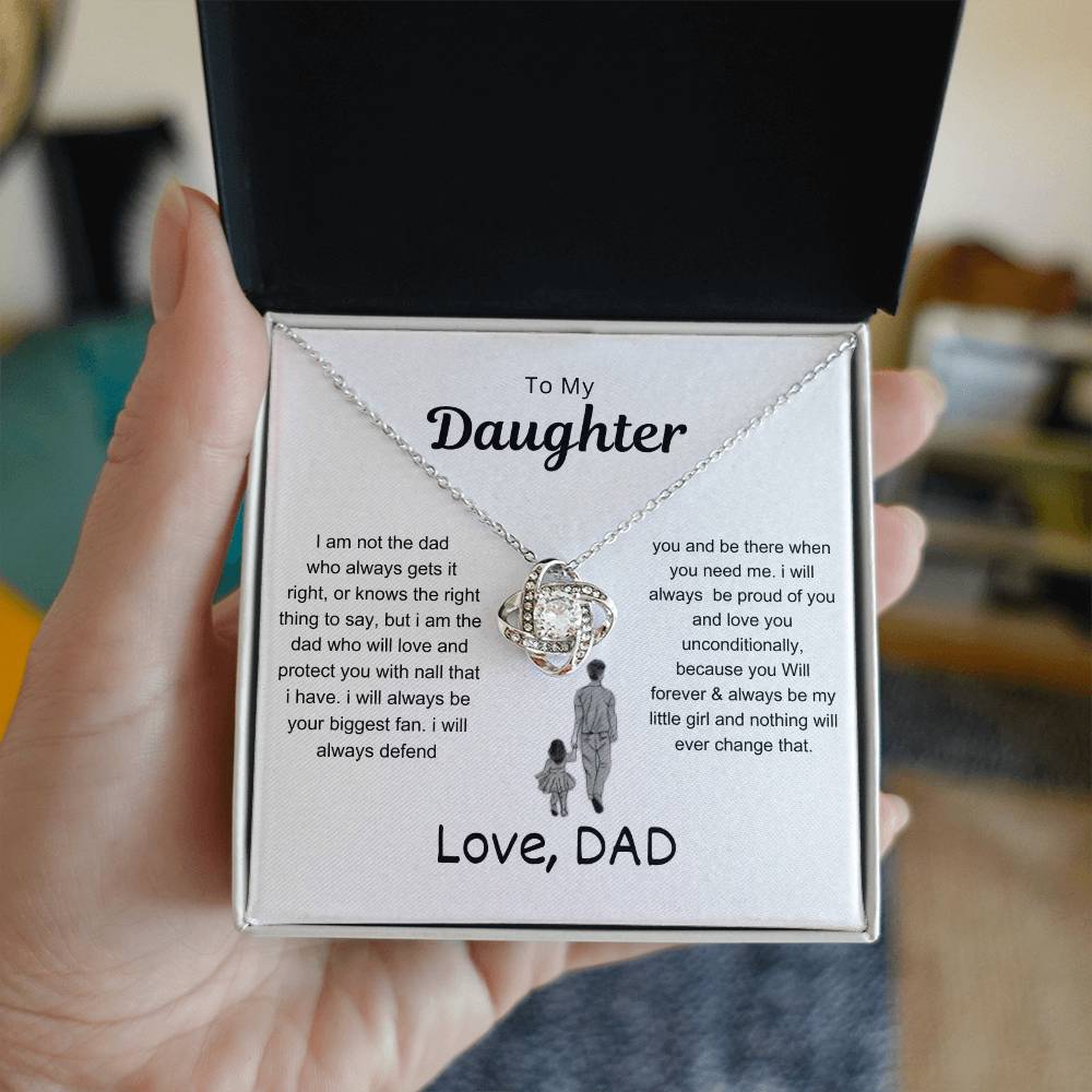 BEAUTIFUL TO MY DAUGHTER FOREVER LOVE NECKLACE, WHO IS NOW A MOTHER