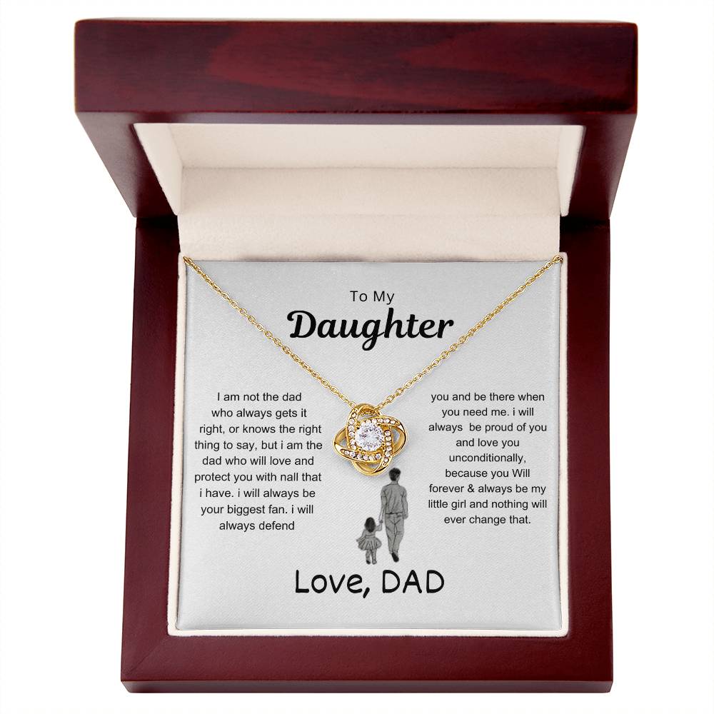 BEAUTIFUL TO MY DAUGHTER FOREVER LOVE NECKLACE, WHO IS NOW A MOTHER