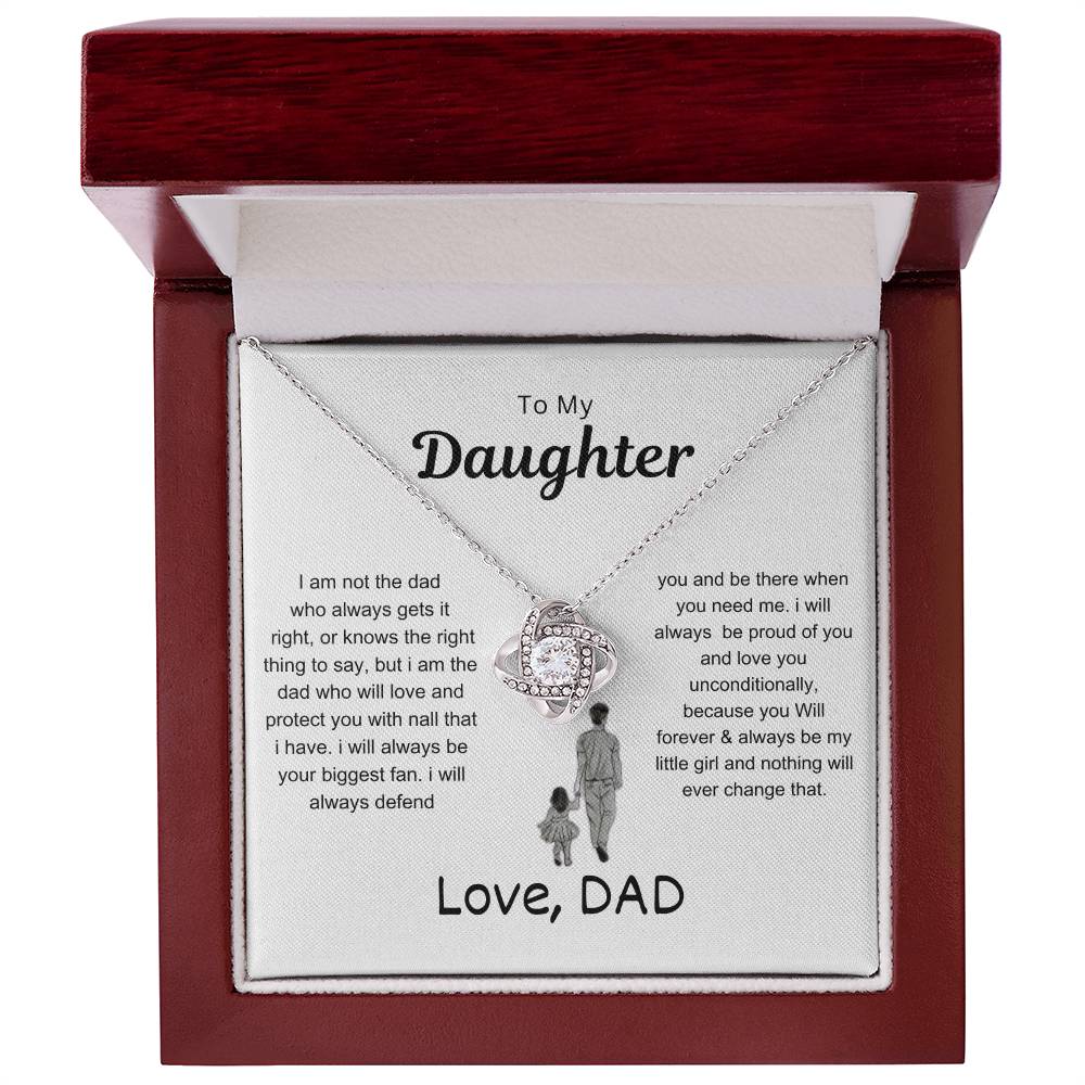 BEAUTIFUL TO MY DAUGHTER FOREVER LOVE NECKLACE, WHO IS NOW A MOTHER