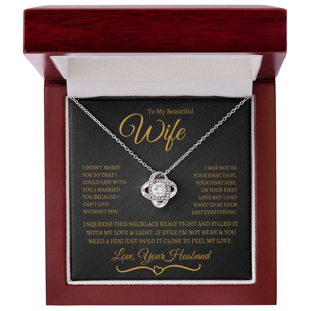 BEAUTIFUL  AND ELEGANT FOREVER LOVE NECKLACE FOR WIFE, SOULMATE, SPOUSE!!