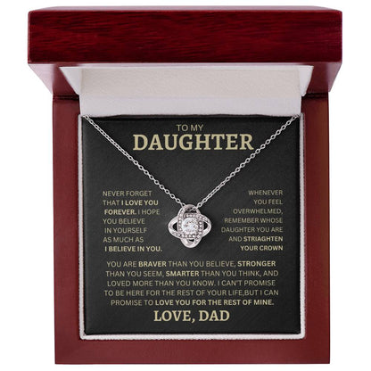 GIVE THE GIFT OF ELEGANCE WITH THIS BEAUTIFUL LOVE KNOT NECKLACE, EXCELLENT FOR GRADUATION, GOING OFF TO COLLAGE, BIRTHDAY, OR FOR ANY OCCASION!!