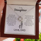 BEAUTIFUL TO MY DAUGHTER FOREVER LOVE NECKLACE, WHO IS NOW A MOTHER