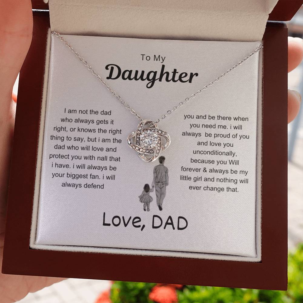 BEAUTIFUL TO MY DAUGHTER FOREVER LOVE NECKLACE, WHO IS NOW A MOTHER