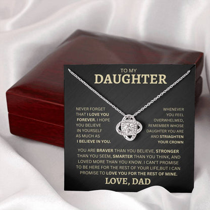 GIVE THE GIFT OF ELEGANCE WITH THIS BEAUTIFUL LOVE KNOT NECKLACE, EXCELLENT FOR GRADUATION, GOING OFF TO COLLAGE, BIRTHDAY, OR FOR ANY OCCASION!!