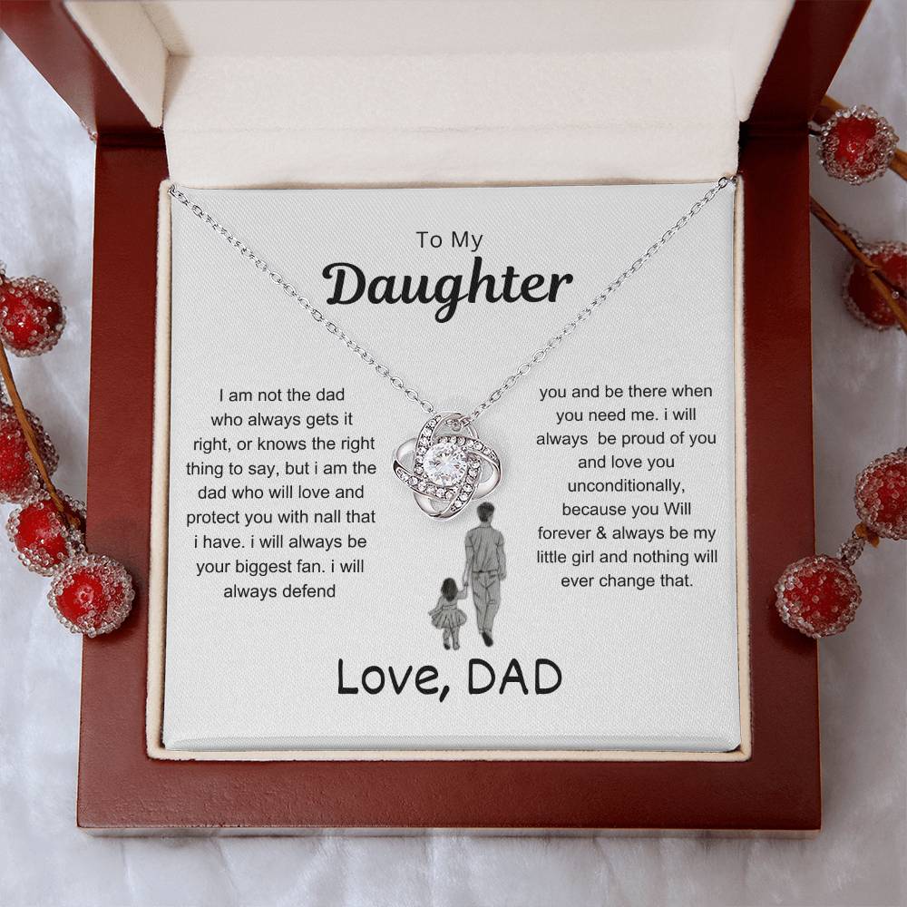 BEAUTIFUL TO MY DAUGHTER FOREVER LOVE NECKLACE, WHO IS NOW A MOTHER