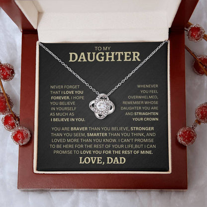 GIVE THE GIFT OF ELEGANCE WITH THIS BEAUTIFUL LOVE KNOT NECKLACE, EXCELLENT FOR GRADUATION, GOING OFF TO COLLAGE, BIRTHDAY, OR FOR ANY OCCASION!!