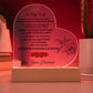 Gifts for Wife, Colorful LED Base I Love You Gifts for Her from Husband, Best Anniversary, Birthday, Romantic to My Wife acrylic Keepsakes Presents for Valentine's Day Christmas