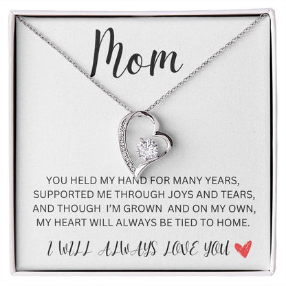 ELLEGANT FOREVER LOVE NECKLACE FOR MOM, STEPPED UP MOM, ADOPTED MOM, JUST IN TIME FOR MOTHERS DAY!!