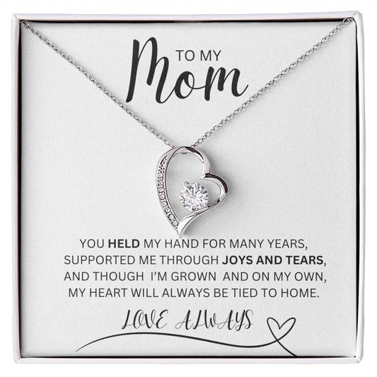 BEAUTIFUL AND ELEGANT FOREVER LOVE NEACKLACE FOR MOM THIS MOTHER'S DAY, CHRISTMAS, THANKSGIVING AND ALL OCCAICONS OR JUS SAY I LOVE YOU!