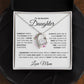 [ALMOST SOLD OUT] To My Beautiful Daughter " Always Keep Me in Your Heart " LOVE MOM / THE FOREVER LOVE NECKLACE