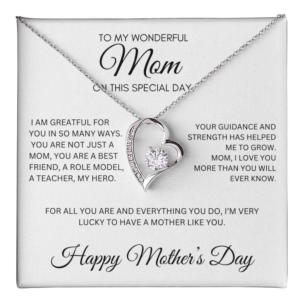 TO A SPEACAIL MOM, FOREVER LOVE NECKLACE, A PERFCET MOTHER'S DAY GIFT!!!!