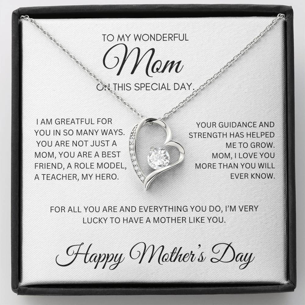 TO A SPEACAIL MOM, FOREVER LOVE NECKLACE, A PERFCET MOTHER'S DAY GIFT!!!!