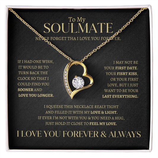 ELEGANT FOREVER LOVE KNOT NECKLACE FOR YOUR "  FOREVER LOVE"  SOULMATE, WIFE, MOTHER'S DAY