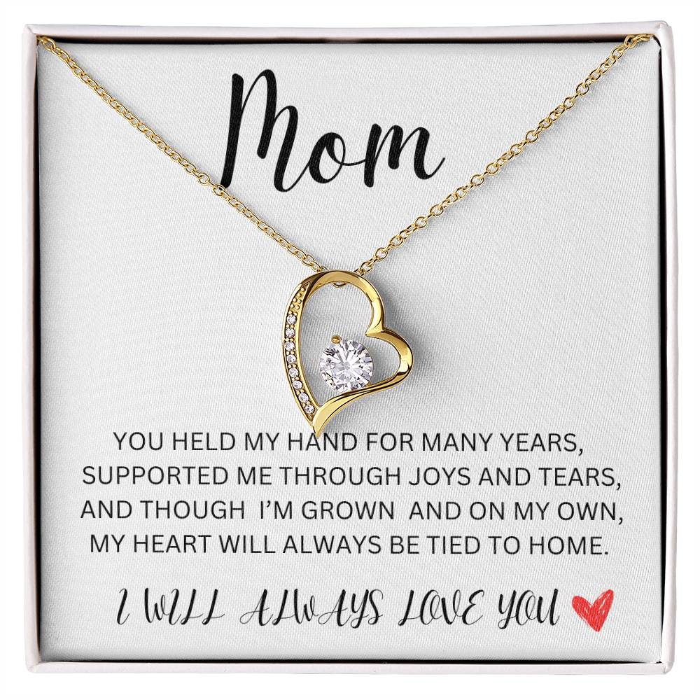 ELLEGANT FOREVER LOVE NECKLACE FOR MOM, STEPPED UP MOM, ADOPTED MOM, JUST IN TIME FOR MOTHERS DAY!!