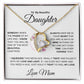 [ ALMOST SOLD OUT] To My Beautiful Daughter " Always Keep Me in Your Heart " Love Mom | FL Necklace