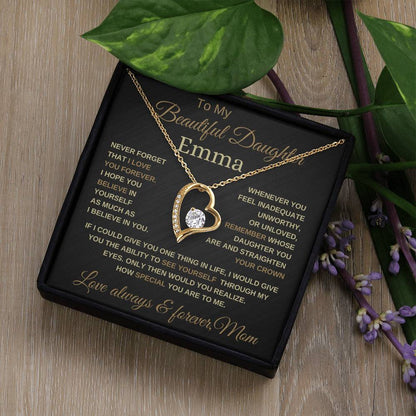 Beautiful to my soulmate forever love necklace