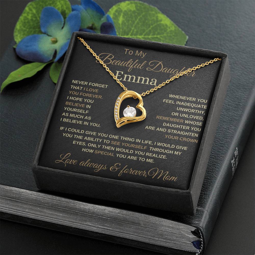 Beautiful to my soulmate forever love necklace