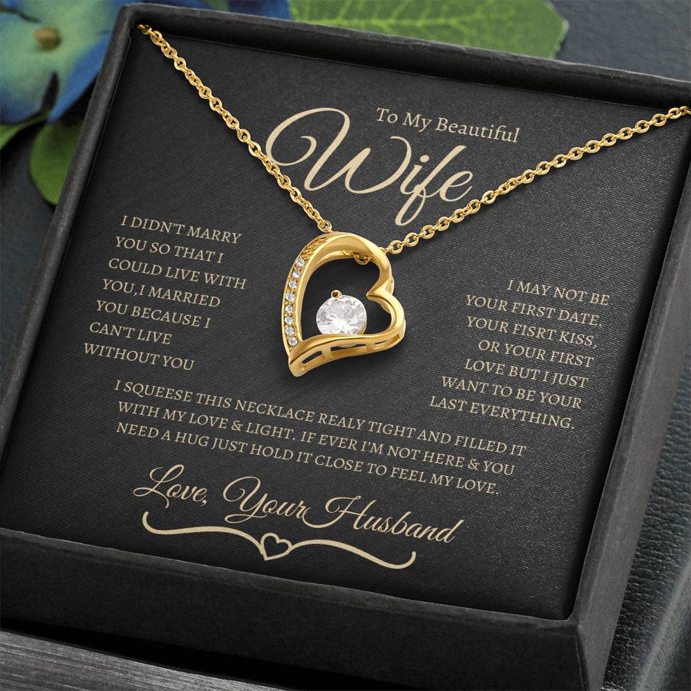 BEAUTIFUL AND ELEGANT FOREVER LOVE NECKLACE FOR WIFE, SOULMATE, SPOUSE!!