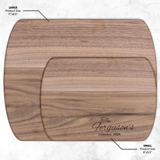 Personalized Cutting Board Wedding Gift, Bamboo Charcuterie Board, Uni ...