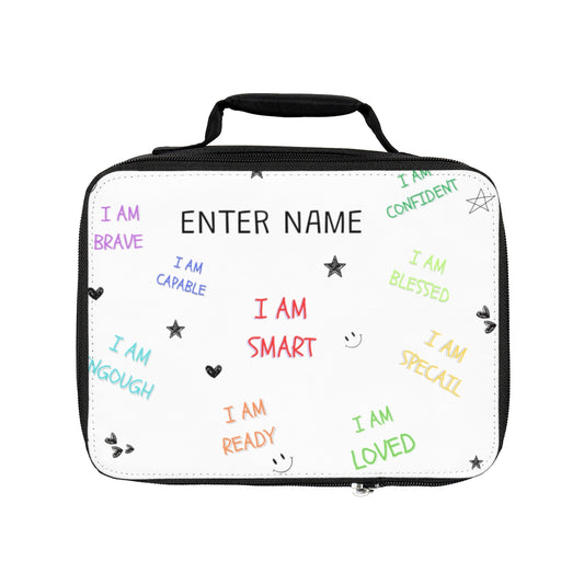 Personalized Lunch Bag with Affirmations