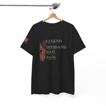 🏆 Personalized “Legend Husband Dad Papa” Shirt – Since [Your Year]