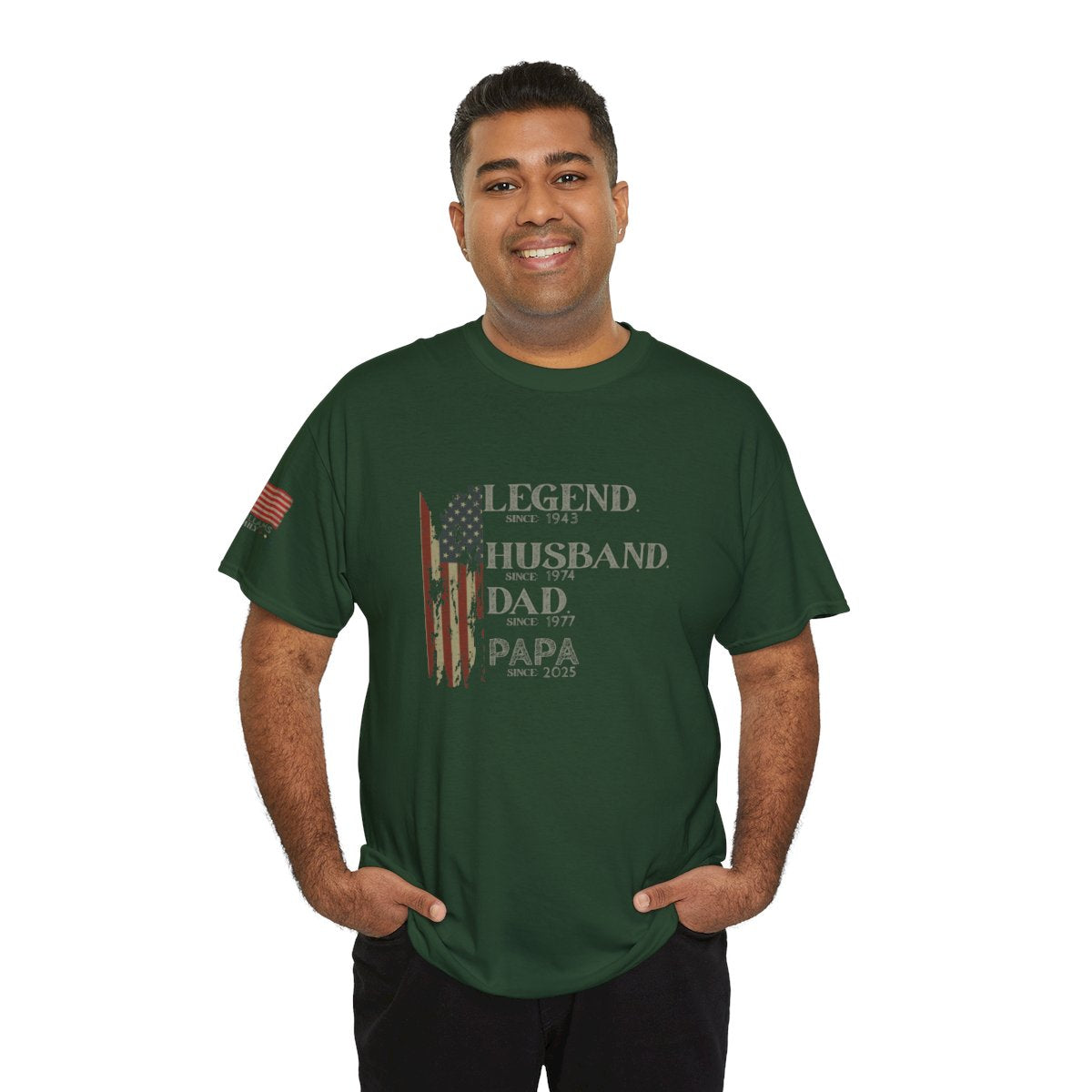 🏆 Personalized “Legend Husband Dad Papa” Shirt – Since [Your Year]