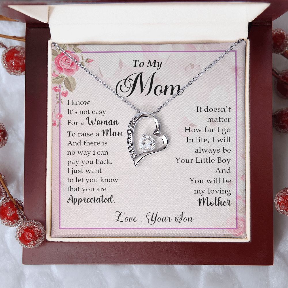 My Mom| You Are Appreciated - Forever Love Necklace