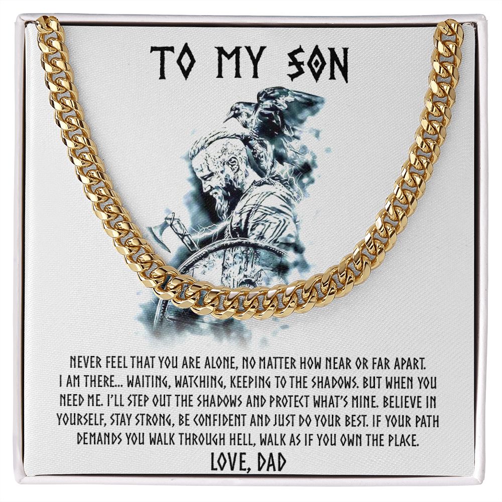 My Son| Do Your Best - Cuban Link Chain