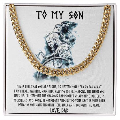 My Son| Do Your Best - Cuban Link Chain
