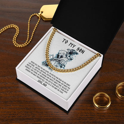 My Son| Do Your Best - Cuban Link Chain