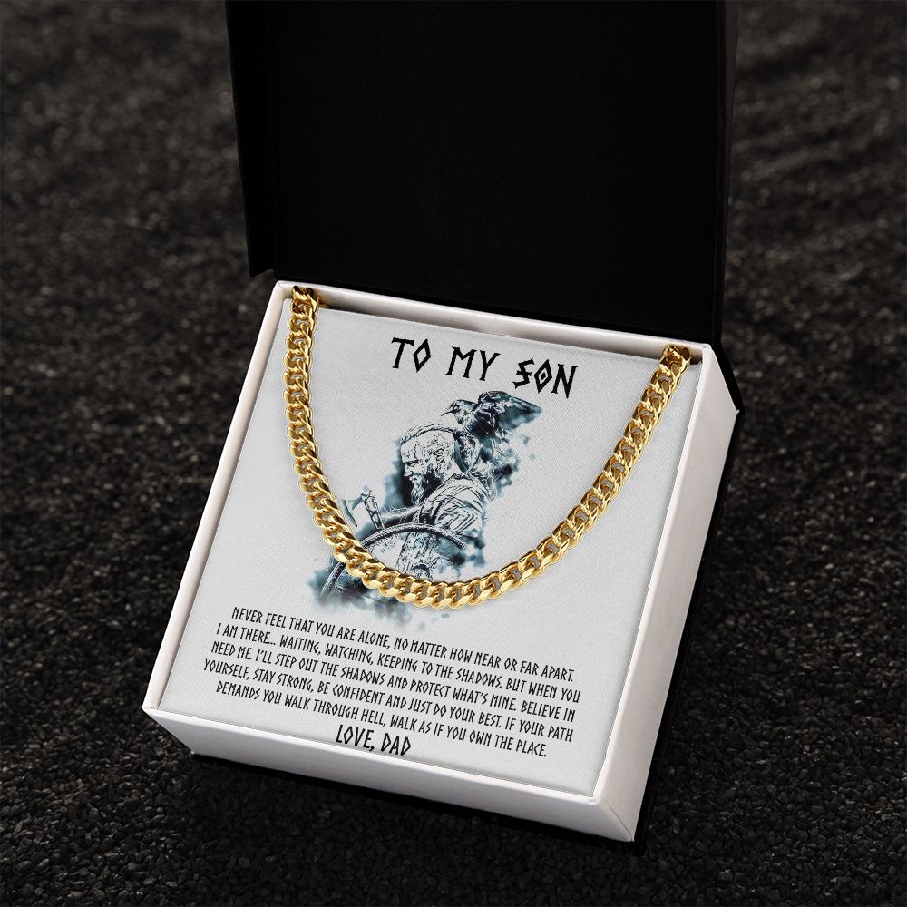 My Son| Do Your Best - Cuban Link Chain
