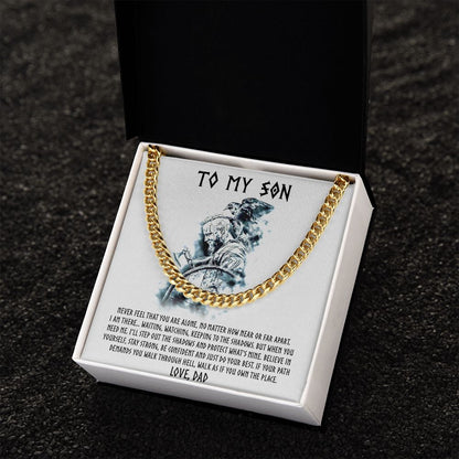 My Son| Do Your Best - Cuban Link Chain